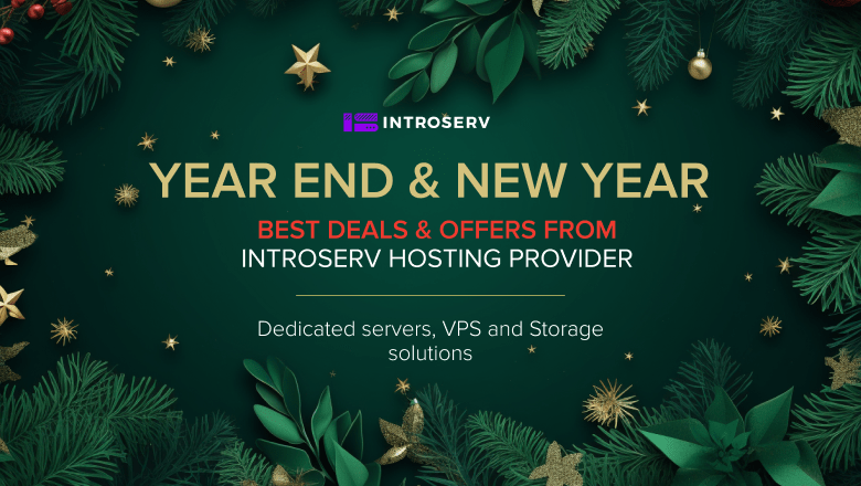 Поздравления от хостинговой компании INTROSERV с наступающим Новым годом